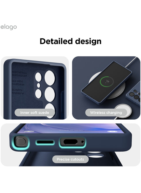 elago Samsung Galaxy S25 ULTRA Case Liquid Silicone